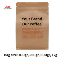 ARABICA Gebrande Koffie Hoge Kwaliteit 0,25Kg Rijke Aroma Met Mango Appel Bessen Fruit Smaak VIETNAM Levering Rechtstreeks Van De Fabriek