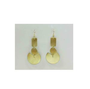 Pendientes de Aro de Latón, Diseño Vintage, Hechos a Mano, Personalizables, Pendientes de Boda para Mujer - Product Image 5