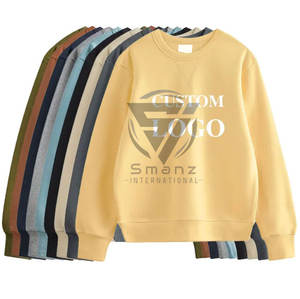 Sweat-shirt unisexe pas cher, coupe classique, en coton lourd, imprimé sur mesure OEM, style hip-hop, doublé, respirant, 430g - Product Image 2