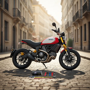 Sistema di Scarico Omologato per Ducati Scrambler 800 Icon, Nuovo Silenziatore VA con CD 96482231AA - Product Image 3