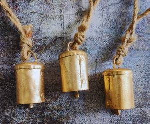 Diseño moderno decoración del hogar alta calidad Vintage hecho a mano latón cencerro campana Metal colgante campanas decoración del hogar proveedor - Product Image 5