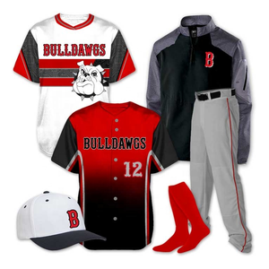 Vente en gros d'uniforme de baseball pour jeunes conçu sur mesure maillot d'entraînement de softball en maille sublimée vêtements de sport vierges spécialement imprimés - Product Image 1