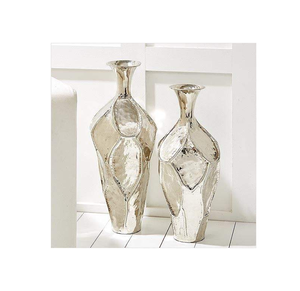 Modern Light Luxury Gold Spiral Twisted Vase <b>Flower</b> <b>Arrangement</b> Sample Room Hotel Home Living Room Decoration - Product Image 6