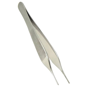 Pinzas Adson Diseño ergonómico duradero de acero inoxidable de larga duración para un uso quirúrgico cómodo Instrumentos quirúrgicos básicos - Product Image 3