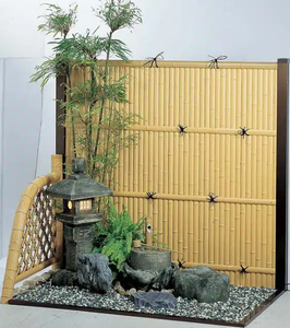 Tailles personnalisées durables et écologiques Clôture en bambou naturel Produit d'artisanat en bambou - Product Image 3