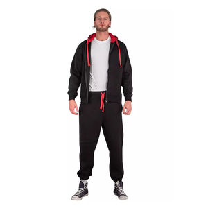 3d Print Custom Logo <b>Flare</b> Tracksuit 100 Cotton Raw Hem Flared Jogger Suites <b>Men</b> Custom Weight Sweatpants and Hoodie Set - Product Image 5