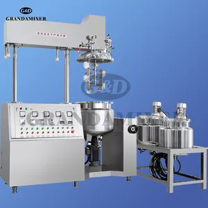 Industrial Vacuum Homogeneous Emulsifying Mixer cosmetics emulsifier heated stirred