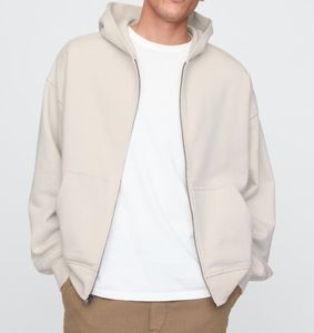 Sudadera con Capucha de Alta Calidad para Hombre, Diseño con Cremallera, Forro Polar Térmico, Estilo Chaqueta de Invierno, Informal para Exteriores, Cortavientos - Product Image 6