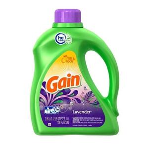 Gain + Aroma Boost HE Líquido compatible con lavandería 46 floz Aroma original 32 cargas Quitamanchas Detergente de vidrio en polvo - Product Image 2