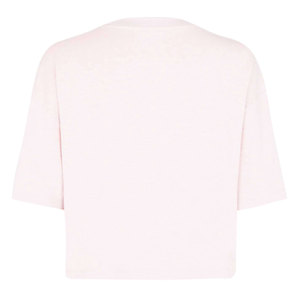 เสื้อยืดครอปสำหรับผู้หญิงเสื้อครอปคอกลมผ้าฝ้ายผ้าคอตตอน - Product Image 2