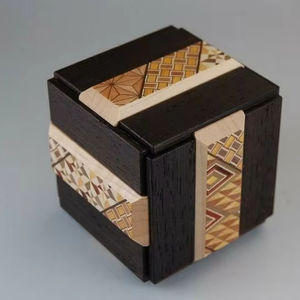 CAPTIVATING DESGIAN NATURAL <b>WOODEN</b> Premium Printed Home <b>Wooden</b> Tabletop <b>Spice</b> Box With Separate Compartments for <b>Spices</b> and - Product Image 1