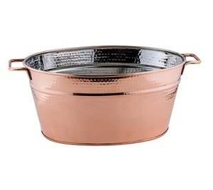 Seau à glace en cuivre abordable Distributeur de boissons à bière élégant Idéal pour la maison Fêtes Événements Hôtel Vaisselle Vaisselle Barware Utilisation - Product Image 3