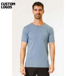 Camiseta Básica de Algodón 100% Transpirable, Cuello Redondo, Corte Holgado, Unisex, Personalizable al por Mayor - Product Image 1