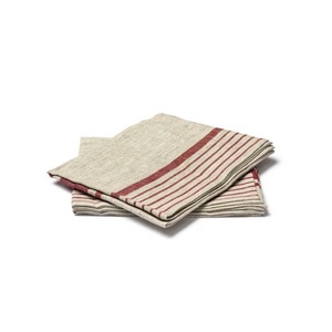 Serviettes de cuisine en coton biologique certifié GOTS, brodées, réutilisables, pour la maison et les voyages, fournisseur en gros, OEM, marque privée, export - Product Image 4