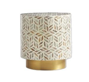 Mesa de centro moderna con incrustaciones de hueso hechas a mano de La India, muebles para el hogar disponibles de tamaño personalizado ecológicos hechos a mano de alta calidad - Product Image 4