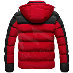 Veste matelassée de dernière qualité pour hommes veste matelassée résistante à l'eau veste d'hiver chaude en duvet gonflée - Product Image 2