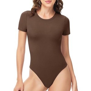 ชุดบอดี้สูทออกกำลังกายแบบลำลองสำหรับผู้หญิง ชุดบอดี้สูทแบบไร้รอยต่อขายดี - Product Image 2