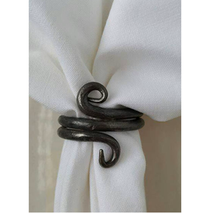 แหวนผ้าเช็ดปากโลหะประดับพลอยเทียมสุดหรูสำหรับร้านอาหารระดับไฮเอนด์และโต๊ะสำหรับงานแต่งงาน - Product Image 5