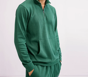 Sudadera con capucha de otoño sólido informal de tela reciclada ecológica ropa de calle sostenible - Product Image 4