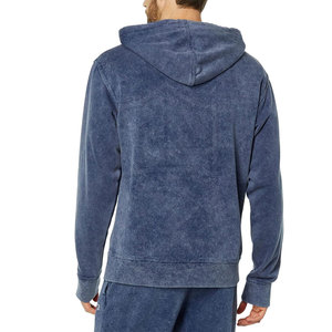 OEM Service Wholesale Men Winter Acid Wash <b>Hoodies</b> <b>Plain</b> Dyed Customized Colors & Logo Made in Pakistan - Product Image 2
