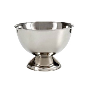 Excelente cuenco de champán de acero inoxidable diseñado para enfriar y servir vino o champán. Perfecto para bodas y fiestas. - Product Image 1