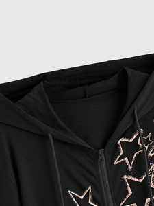 Sudaderas con capucha de manga larga de alta calidad personalizadas, trajes de moda de otoño 2024, suéter sólido de gran tamaño, sudaderas, ropa con bolsillos. - Product Image 5