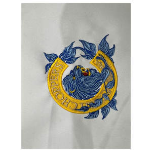 Best Quality Custom Cartoon Design <b>Iron</b> <b>on</b> Adhesive Merrow Border Embroidery Patch for Clothing Custom design Embroidery patch - Product Image 1