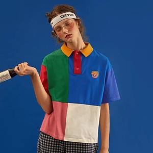 Polos à logo brodé personnalisés pour femmes Nouvelle chemise d'été de qualité supérieure pour femmes Chemises polo élégantes à col montant en coton - Product Image 2