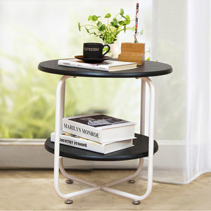 Tavolino Rotondo Minimalista <span class=keywords><strong>in</strong></span> <span class=keywords><strong>Legno</strong></span>, Tavolino da Caffè Mobile <span class=keywords><strong>in</strong></span> <span class=keywords><strong>Legno</strong></span> Massello, Comodino Salvaspazio <span class=keywords><strong>per</strong></span> Angoli e <span class=keywords><strong>Balconi</strong></span> - Product Image 5