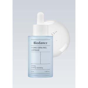 Ampoule hydratante anti-rides Biodance Hydro Cera-nol 50 ml pour peaux sensibles avec arbutine, thé vert et vitamine C, usage domestique - Product Image 1