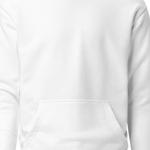 Sweat-shirt à capuche classique blanc unisexe en molleton de coton lourd, uni, pour l'hiver, streetwear, vente en gros, usine - Product Image 6