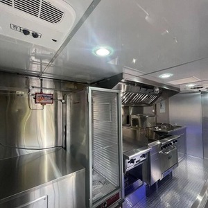 Remorque mobile multifonctionnelle pour aliments Camion de rue portable pour collations et frites Matériau durable en fibre de verre et en aluminium - Product Image 3