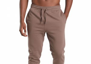 Pantalon de sport pour homme, neuf, personnalisé, respirant, léger, surdimensionné, confortable, élastique, imprimé à l'écran, taille mi-haute, côté pantalon - Product Image 3