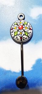 Multifunctional Ceramic Heart <b>Coat</b> Hanger Wall <b>Hooks</b> Decorative Painted Clothing <b>Hook</b> with Wall-Mounted Design - Product Image 6