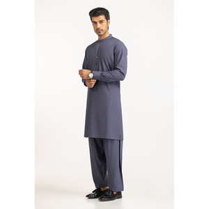 Fabriqué en usine 2025 dernière conception vêtements d'été hommes Shalwar Kameez costume décontracté coton pas cher prix Shlwar Kameez pour hommes 2025 - Product Image 1