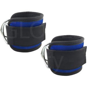 Correa de Tobillo Larga de Neopreno Personalizada para Gimnasio y Entrenamiento de Fuerza, Antideslizante, Transpirable, Unisex, Fabricada por GLOVES City - Product Image 1