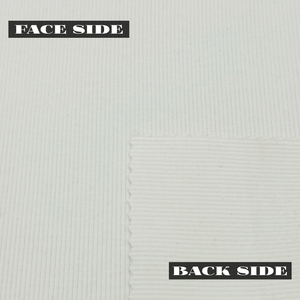 Tissu côtelé en coton/polyester conçu personnalisable pour vêtements de yoga - Product Image 2