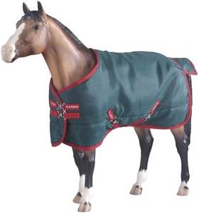 Breyer Tack Blanket Accessoire de couverture de cheval de haute qualité pour les chevaux modèles Breyer Tack durable et élégant pour jouer et afficher - Product Image 2