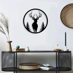 Plaque en métal fer, design Art Déco, écologique, décoration murale, décoration intérieure, salon, meilleure qualité, décoration florale 3D argentée - Product Image 6