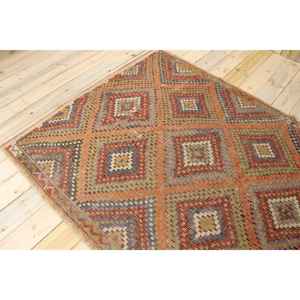 Tapis vintage 5x8,1 pieds, grand tapis turc, tapis persan rouge - Product Image 4