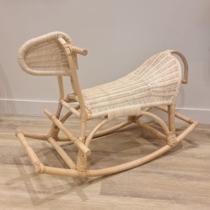 Montar en animales niños jugar juguete mecedora oveja silla ratán balancín caballo para niños superventas - Product Image 5