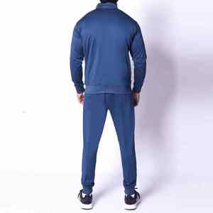 Logo personnalisé survêtement lourd pour hommes-Survêtement uni pour l'entraînement et les sports de fitness d'hiver Ensemble deux pièces Logo personnalisable - Product Image 5