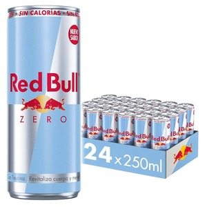 Le Red Bull Zero Sugar soutient l'énergie et la vigilance toute la journée avec zéro sucre et faible en calories pour un usage quotidien Offre limitée - Product Image 1