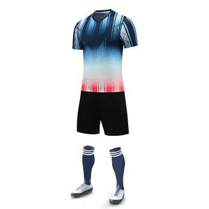 Maillots de football personnalisés par sublimation, respirants, imprimés, 100% polyester, qualité internationale, approvisionnement en vrac, service OEM - Product Image 4
