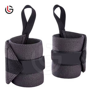 Enveloppes de poignet d'haltérophilie sangles de gymnastique entraînement de fitness haltérophilie enveloppes de poignet respirantes fabriquées au Pakistan - Product Image 1