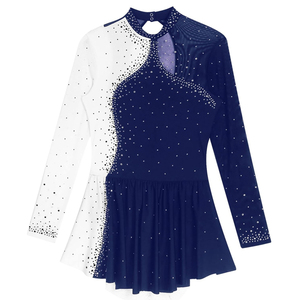 Vestido de Patinaje Artístico para Mujer, Cómodo, de Fabricación Profesional, con Estampado por Transferencia de Calor, Marca Personalizada, el Mejor para Usar - Product Image 2