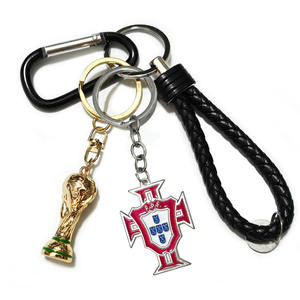 Llavero de Aleación de la Selección Nacional del Mundial, Trofeo de Fútbol, Brasil, <span class=keywords><strong>Argentina</strong></span>, Francia, Portugal, Inglaterra, Recuerdo para Fanáticos, Accesorio Deportivo - Product Image 3