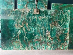 Escalier en granit vert Amazony de luxe, design Dubaï et Ouest, escaliers en granit vert haut de gamme utilisés dans les hôtels et villas - Product Image 5