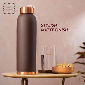 ขวดน้ำสีทองแดงทำด้วยมือแบบคลาสสิกขวดน้ำสำหรับตกแต่งใหม่ล่าสุดสไตล์ดีไซน์เนอร์ที่ไม่ซ้ำใคร - Product Image 2