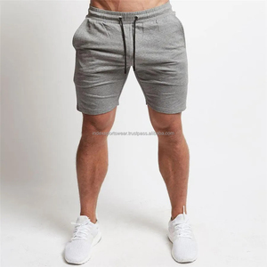 Pantalones cortos de gimnasio de estilo callejero para hombre, ropa deportiva informal con logotipo personalizado, envío directo, poliéster, a prueba de viento, secado rápido, patrón sólido - Product Image 6